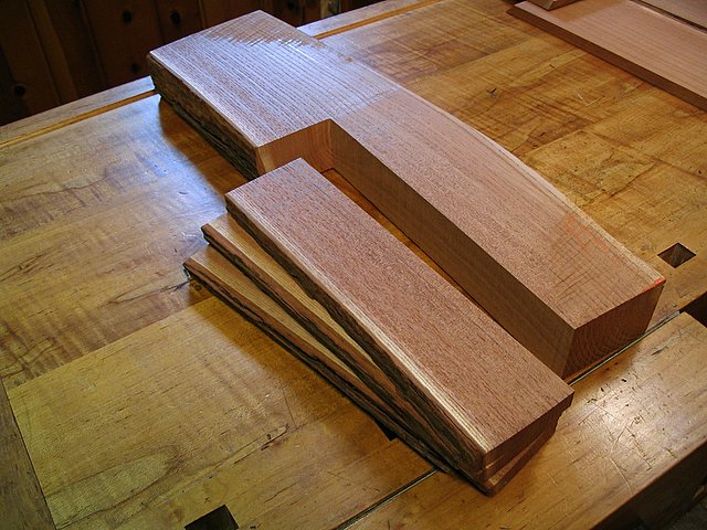 Breadboard Ends Cut From Old Leftover